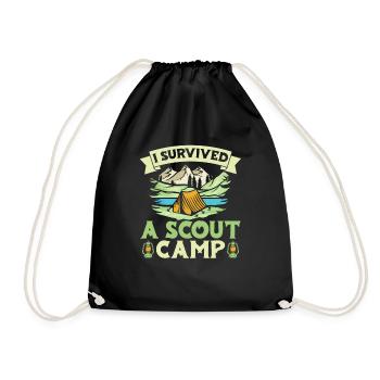 Survivants scouts - Sac de sport léger - noir - Devant