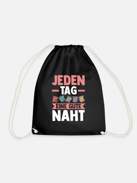 Schneidern Nähen - Turnbeutel - Schwarz