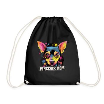 Pinscher Dog Gift Saying - Sac de sport léger - noir - Devant