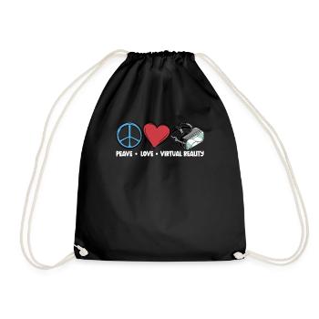 Cadeau VR de réalité virtuelle - Sac de sport léger - noir - Devant