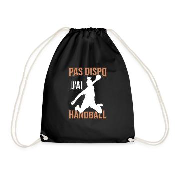 J'Ai Handball Drôle Handballeuse - Sac de sport léger - noir - Devant