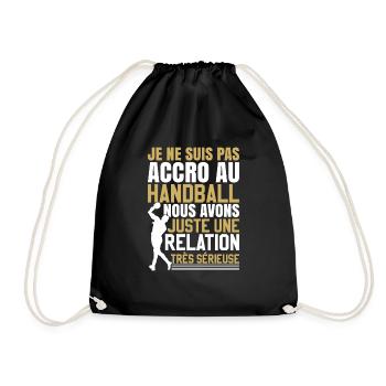 Coach Handball Drôle Entraîneur Hand - Sac de sport léger - noir - Devant