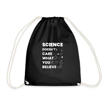 Sciences Chimie Biologie Professeur de physique - Sac de sport léger - noir - Devant