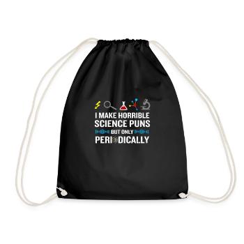 Sciences Chimie Biologie Professeur de physique - Sac de sport léger - noir - Devant