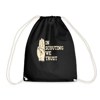 Scout - Drawstring Bag - black - Front