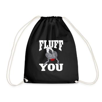 Graupapagei Perroquet gris d’Afrique Papagei - Sac de sport léger - noir - Devant
