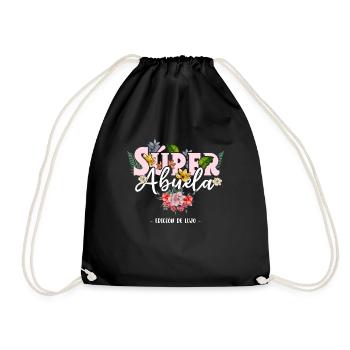 Mother's Day Retired Super Grandma Cool Grandmom - Turnbeutel - Schwarz - Vorne