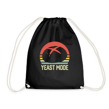 Yeast Mode - Drawstring Bag - black - Front