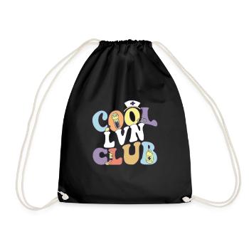 Cool Lvn Club Infirmière infirmière autorisée médicale - Sac de sport léger - noir - Devant