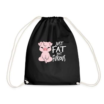 Éleveur de porcs drôle - Sac de sport léger - noir - Devant