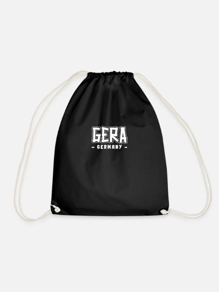 Gera Geraerin Geraer Stadt Gera - Turnbeutel - Schwarz