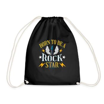Born To Be A Rock Star Guitar - Sac de sport léger - noir - Devant