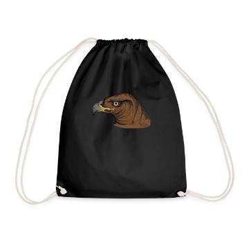 Aigle d’or I Aigle d’or Oiseau de proie Motif pour - Sac de sport léger - noir - Devant