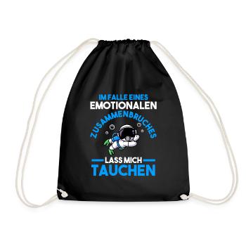 Schullehrer Lehrer - Turnbeutel - Schwarz - Vorne