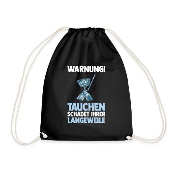 Schullehrer Lehrer - Turnbeutel - Schwarz - Vorne