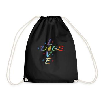 Accessoires pour chiens Terrier Propriétaires de chiens - Sac de sport léger - noir - Devant