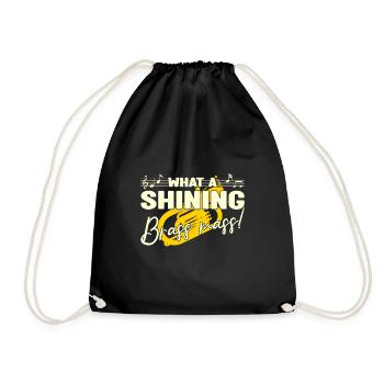 Quel cadeau de joueur de baryton Shining Brass Mass - Sac de sport léger - noir - Devant