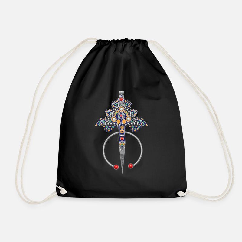BIJOU AMAZIGH MAROC BERBERE - Sac de sport léger - noir