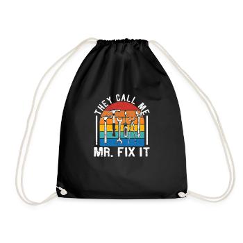 Ils m’appellent M. Fix It Funny Handyman Dad - Sac de sport léger - noir - Devant