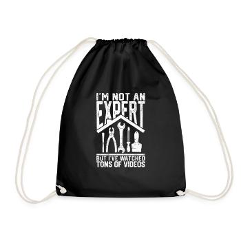 I'm not an expert, but I have tons - Drawstring Bag - black - Front