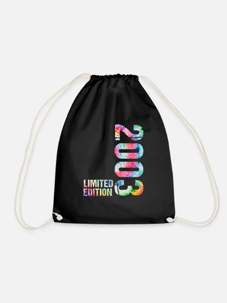 18 JAHRE 18. GEBURTSTAG LIMITED EDITION 2003 - Turnbeutel - Schwarz