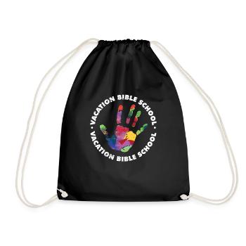 Vacation Bible School VBS Camp Vacation Bible - Drawstring Bag - black - Front