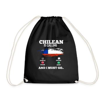 Chile - Turnbeutel - Schwarz - Vorne