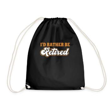 Pensioners Pension Pensioners - Drawstring Bag - black - Front