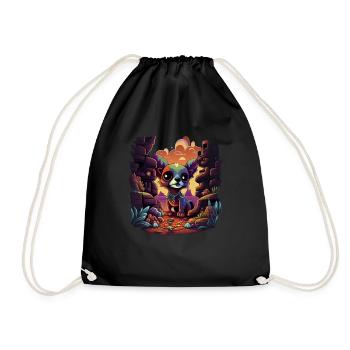 Chihuahua | Jeu Vidéo Amusant Gamer Comic Chien - Sac de sport léger - noir - Devant