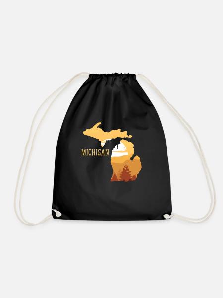 michigan - Turnbeutel - Schwarz