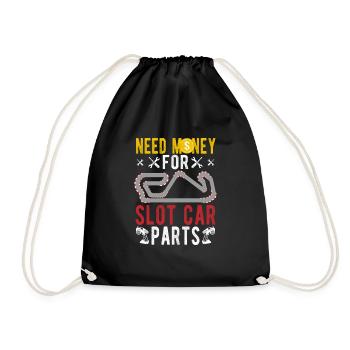 Besoin d’argent pour Slot Car Parts Slot Car Gift Idea - Sac de sport léger - noir - Devant