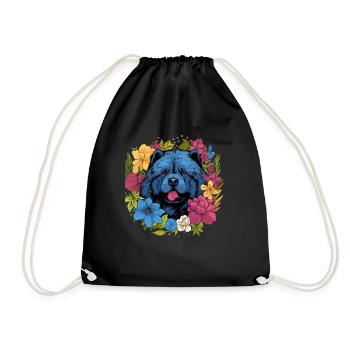 Chow Chow Chien Cadeau - Sac de sport léger - noir - Devant
