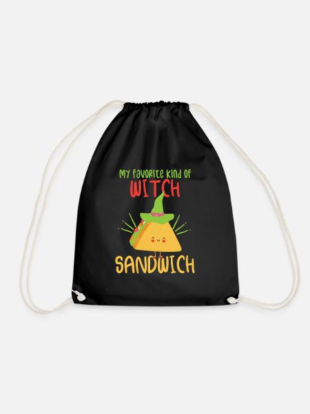 My Favorite Kind Of Witch Sandwich - Turnbeutel - Schwarz