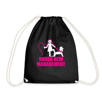 Bachelor party rumbling bachelor party - Drawstring Bag - black - Front