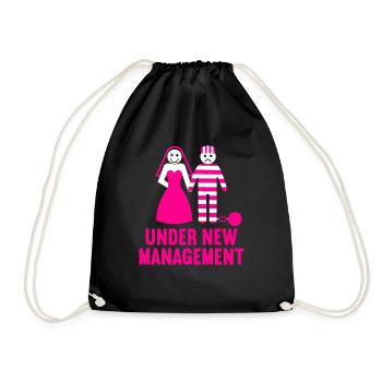 Bachelor party rumbling bachelor party - Drawstring Bag - black - Front