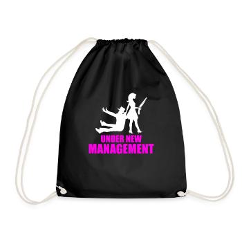 Bachelor party rumbling bachelor party - Drawstring Bag - black - Front
