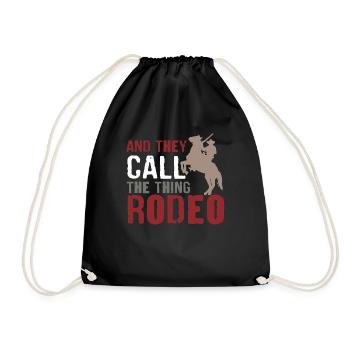 Ils appellent The Thing Rodeo Country Cowboy - Sac de sport léger - noir - Devant