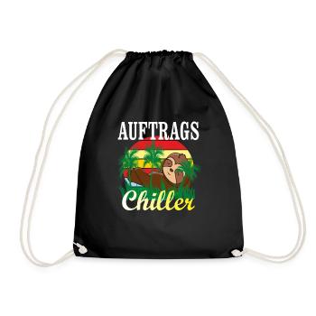 Jugendsprache Hetz mich nicht Auftragschiller - Turnbeutel - Schwarz - Vorne