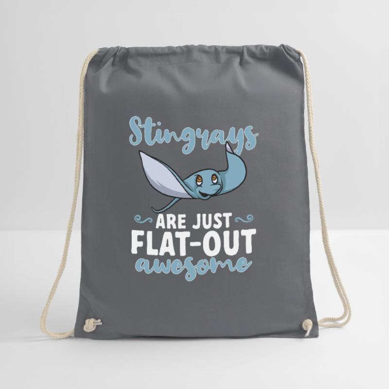 Stingrays, manta rays, ocean rays, rays Drawstring Bag