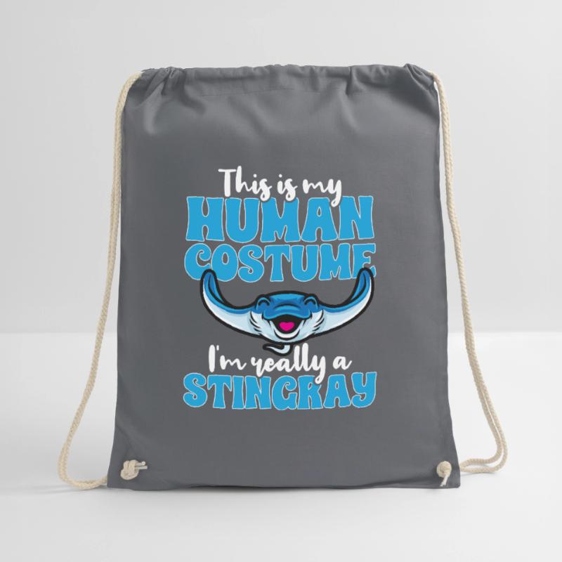 Stingrays, manta rays, ocean rays, rays Drawstring Bag