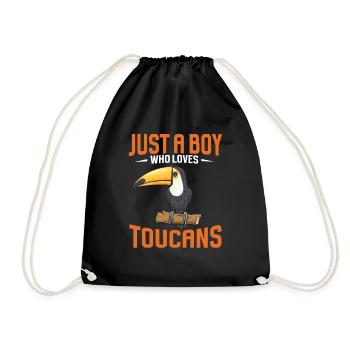 Toucan Bird Rainforest - Drawstring Bag - black - Front