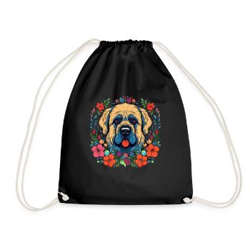Cadeau de chien Kangal - Sac de sport léger - noir - Devant