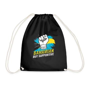 Pas des Bahamas mais un pays de soutien aux Bahamas - Sac de sport léger - noir - Devant