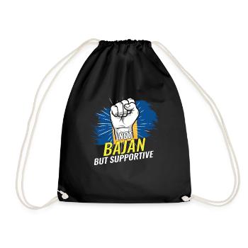Pas Bajan mais un pays de soutien de la Barbade - Sac de sport léger - noir - Devant