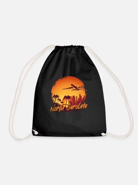 North Carolina - Turnbeutel - Schwarz
