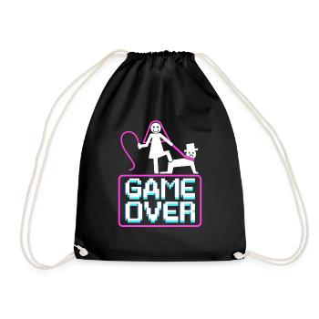 Bachelor party rumbling bachelor party - Drawstring Bag - black - Front