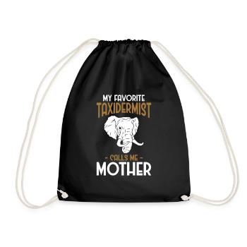 Mon taxidermiste préféré m’appelle ma mère - Sac de sport léger - noir - Devant