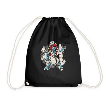 Drôle Halloween Zombie Nurse Spooky - Sac de sport léger - noir - Devant