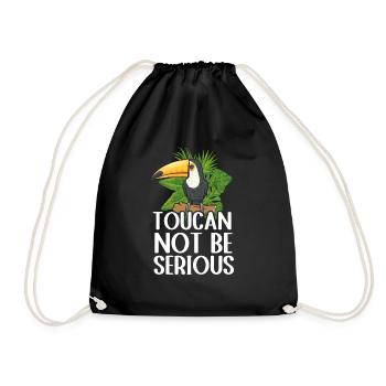 Toucan Bird Rainforest - Drawstring Bag - black - Front