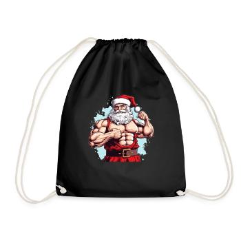 Le souhait du Père Noël : Noël pour Holiday Trainin - Sac de sport léger - noir - Devant